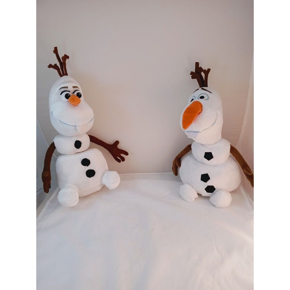 2 - Disney Frozen II Olaf‎ 20" Plush Stuffed Toy Clean Lot